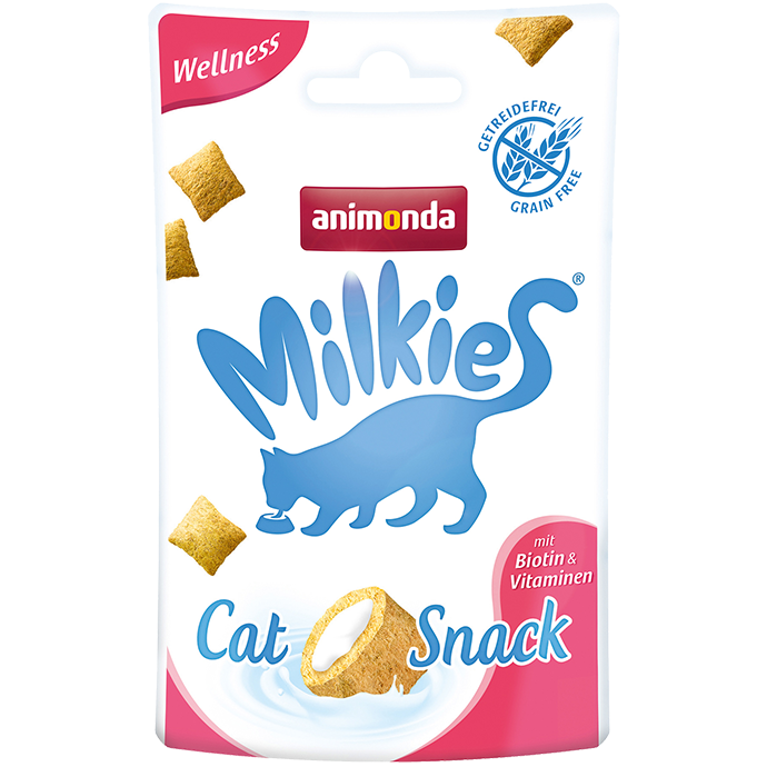 Milkies Crunchy Pillows Wellness Katzenleckerli 30g - ANIMONDA