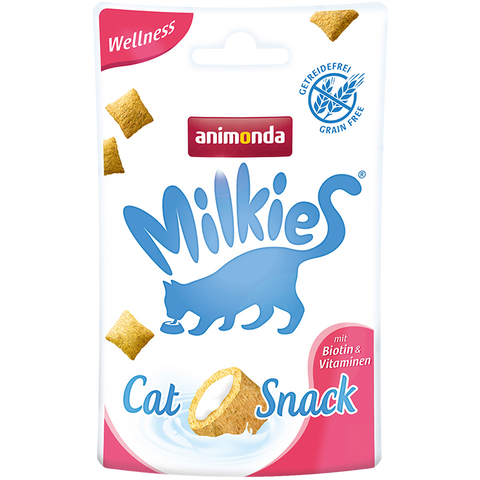 Milkies Crunchy Pillows Wellness Katzenleckerli 30g - ANIMONDA