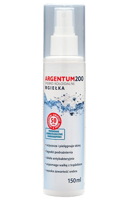 Kolloidalt silver 50 Argentum dimma 150 ml AURA HERBALS