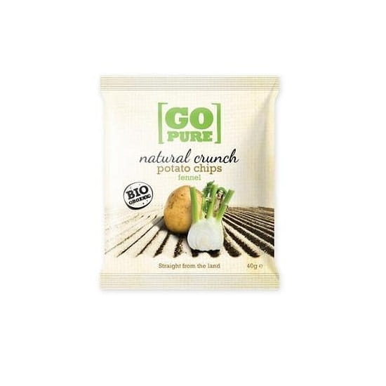 BIO bezlepkové fenyklové lupínky 40 g GO PURE