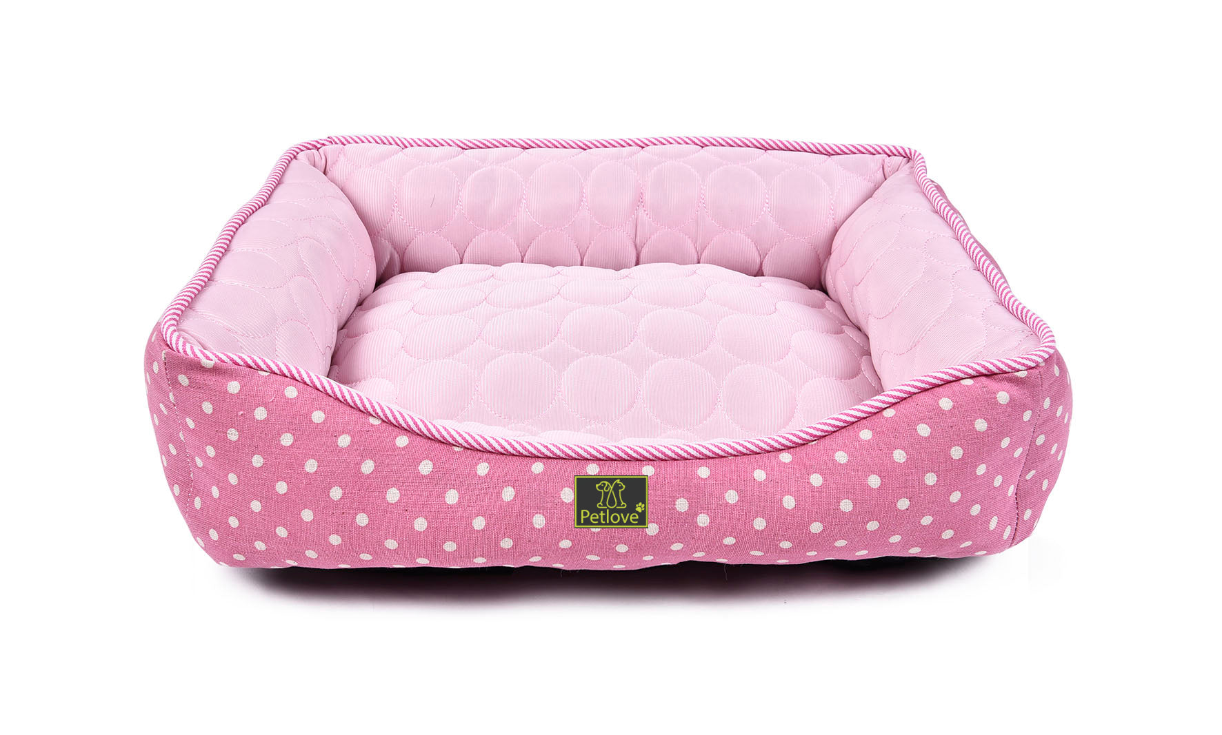 Rosa Hundebett 47x39x12cm [LEG638XSPK] - PETLOVE