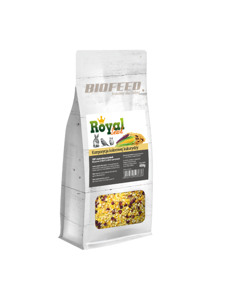 Royal Snack - eine Zusammensetzung aus farbigem Mais 400g - BIOFEED