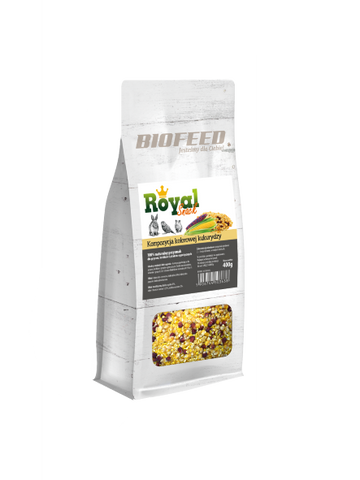 Royal Snack - eine Zusammensetzung aus farbigem Mais 400g - BIOFEED