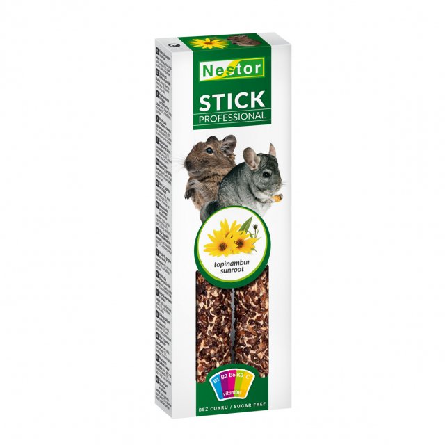 Stick für Nagetiere und Kaninchen Professional - Topinambur 2 Stk. [P-GTO] - NESTOR