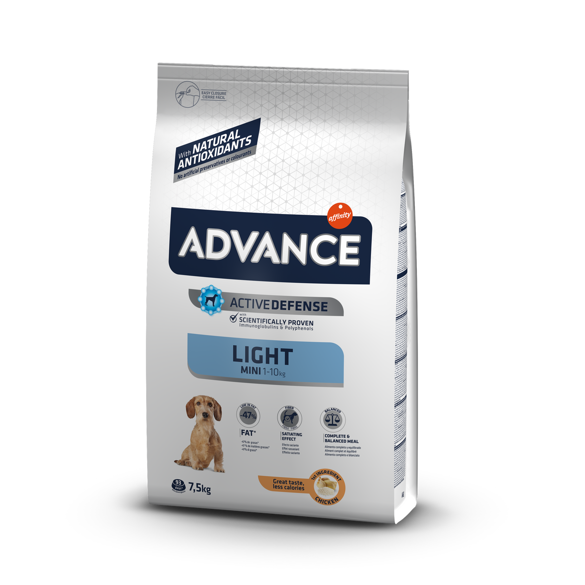 Mini Light - Trockenfutter für Hunde kleiner Rassen 7,5kg [928020] - ADVANCE