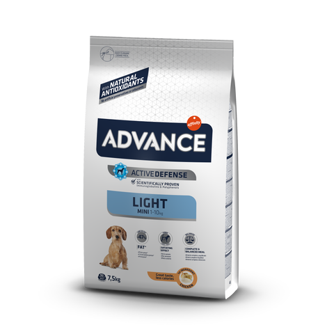 Mini Light - Trockenfutter für Hunde kleiner Rassen 7,5kg [928020] - ADVANCE