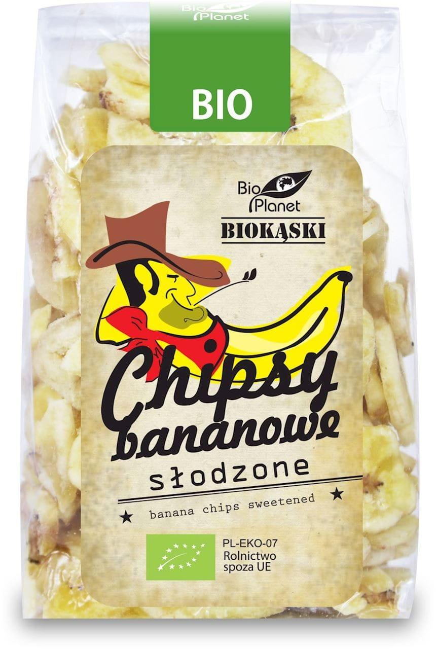Sweetened Banana Chips ORGANIC 150 g - BIO PLANET