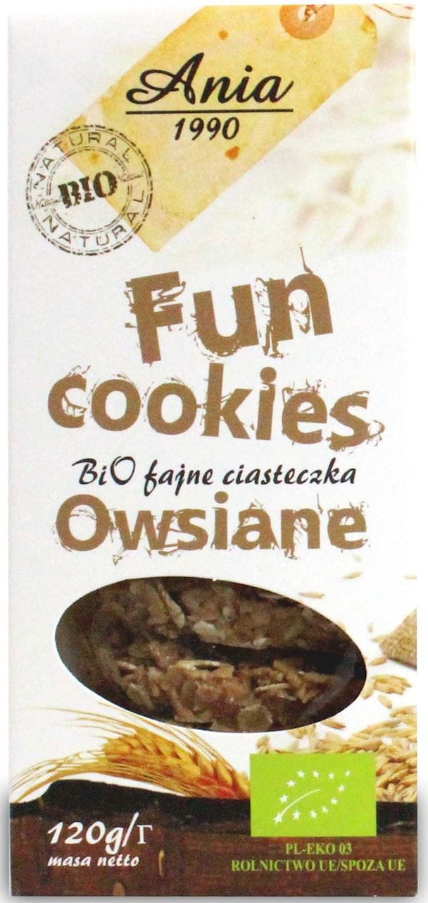 BIO ANIA Veselé ovesné sušenky 120 g