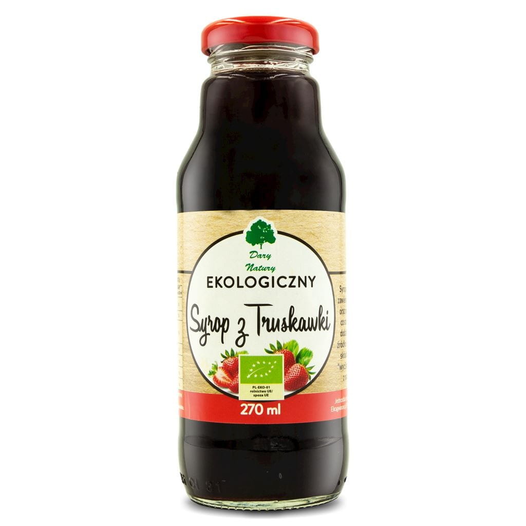 Jarabe de fresa BIO 270 ml - REGALOS DE LA NATURALEZA