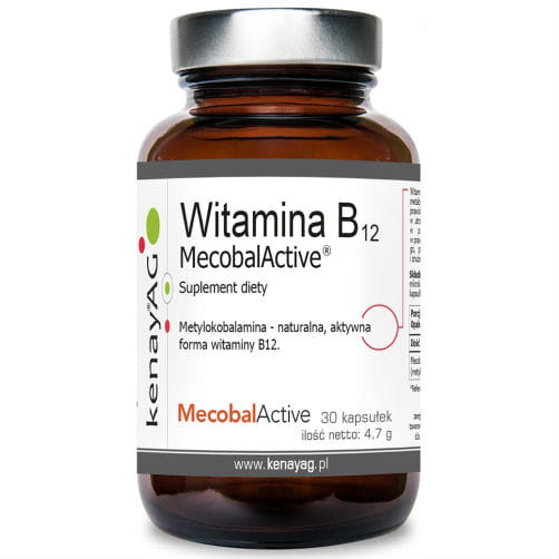 Vitamin B12 Mecobalactice Metylkobalamin 500mcg 30 Kapslar KENAY