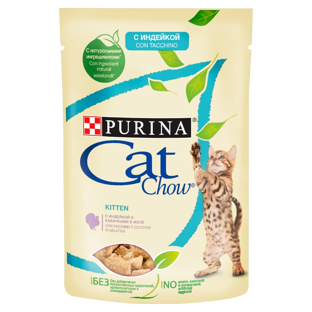 CAT CHOW KITTEN GiJ Truthahn & Zucchini 85g - PURINA