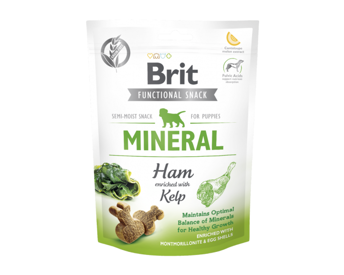 CARE Puppy Functional Snack Mineral Ham & Seetang 150g - BRIT