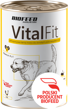 VITALFIT Dose für Hunde mit Geflügel 1250g - BIOFEED