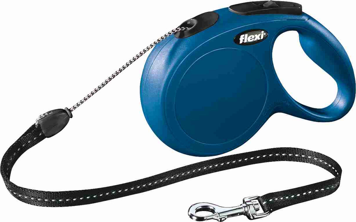 LANYARD New Classic, SCHNUR 8 m, GRÖSSE M, BLAU, 20kg [FL-2818] - FLEXI