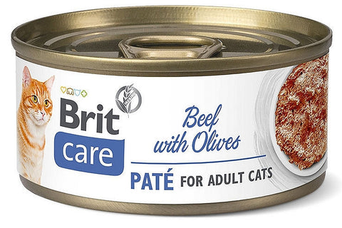 CARE CAT BEEF & OLIVES Katze Dose mit Rind und Oliven 70g - BRIT