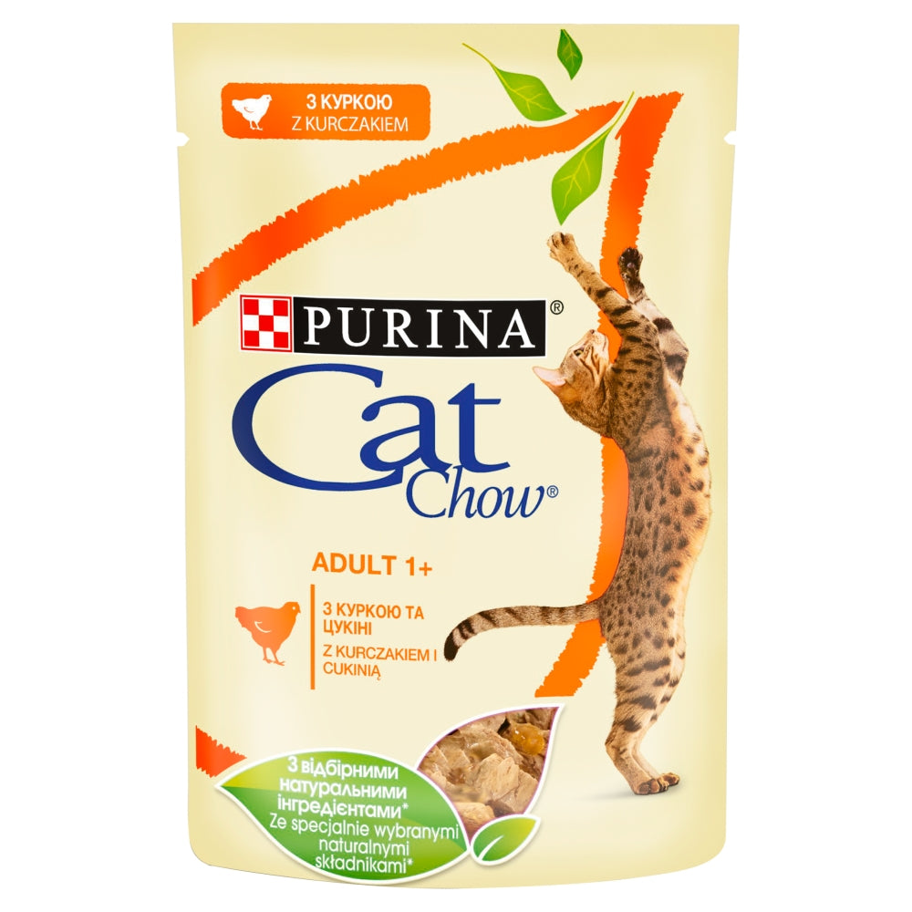 CAT CHOW ADULT GiJ Huhn und Zucchini 85g - PURINA