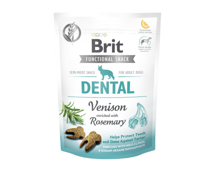 CARE Dog Functional Snack Dental Wild & Rosmarin 150g - BRIT