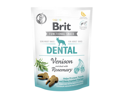 CARE Dog Functional Snack Dental Wild & Rosmarin 150g - BRIT