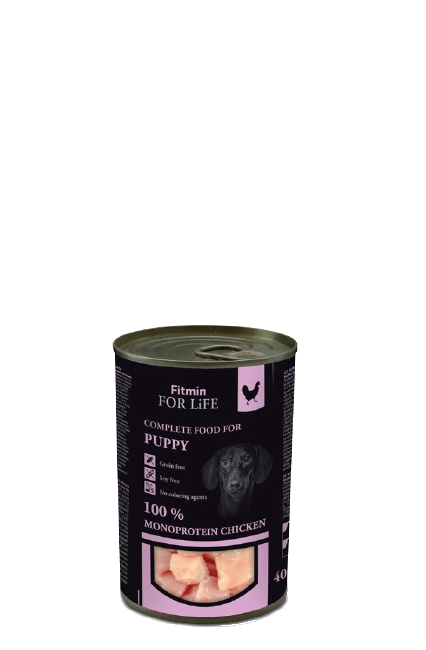 FFL Dog Canned Puppy Hähnchen 400g - FITMIN