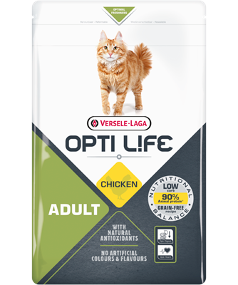 Cat Adult 7.5kg - Futter für ausgewachsene Katzen [441320] 7.5kg - VERSELE LAGA OPTI LIFE