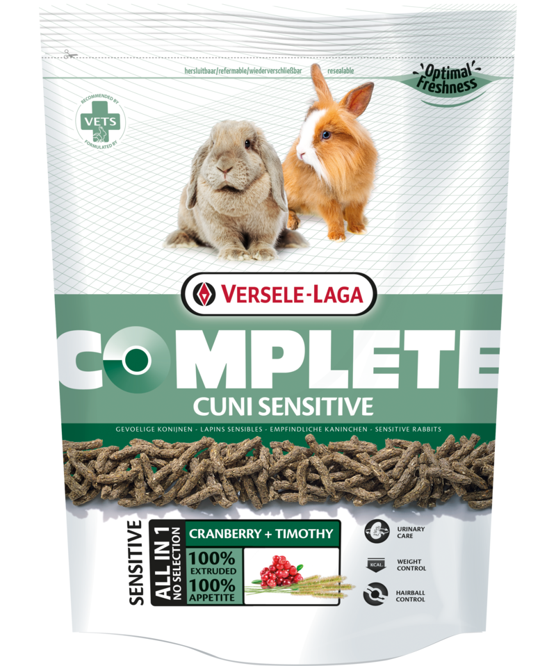 Cuni Sensitive Complete - Extrudat für sensible Zwergkaninchen [461310] 500g - VERSELE LAGA