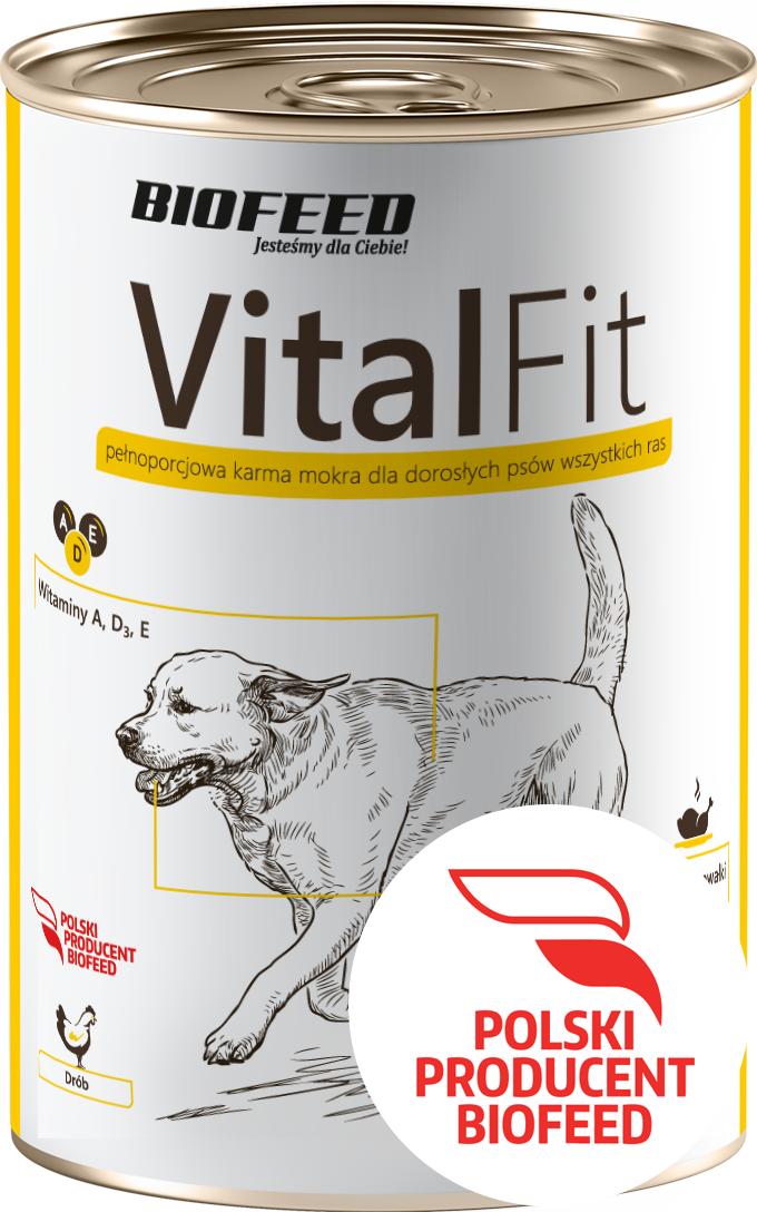 VITALFIT Dose für Hunde mit Geflügel 415g - BIOFEED