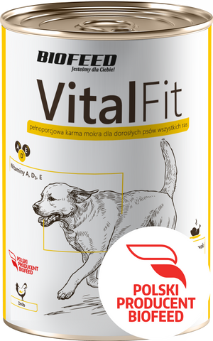 VITALFIT Dose für Hunde mit Geflügel 415g - BIOFEED