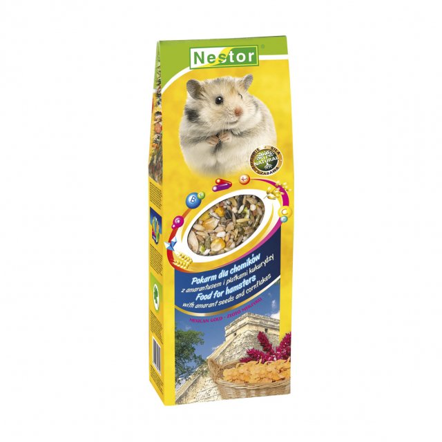 Hamsterfutter mit Amaranth, Cornflakes und Petersilie 700ml [700-GCH] - NESTOR