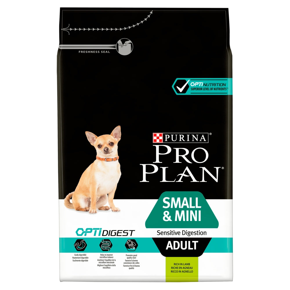 PRO PLAN SMALL & MINI ADULT OPTI DIGEST Lamm 3kg - PURINA