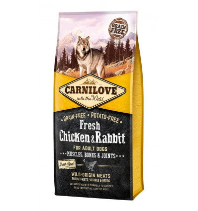 FRISCHES HÄHNCHEN & KANINCHEN FÜR ERWACHSENE 12kg - CARNILOVE