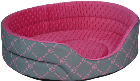 OVALES MINKY-BETT Nr. 6 70x60 Pink Cube - VIK