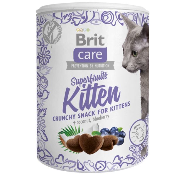 CARE CAT SNACK SUPERFRUITS KÄTZCHEN 100g - BRIT