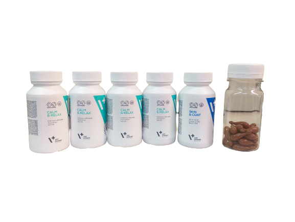 DISPLAY – 4xCALM&RELAX, 1xHAUT&FELL + KOSTENLOS CALM+SKIN – TIERARZT-EXPERTE