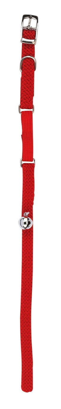 Nylon-Katzenhalsband mit Glöckchen 30cm x 10mm, rot [83193] - KERBL