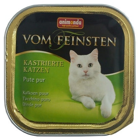 Vom Feinsten für kastrierte Katzen reines Putengericht 100 g - ANIMONDA