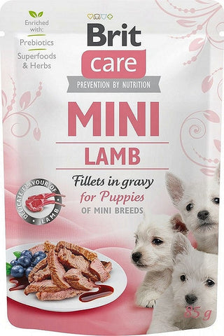 CARE MINI POUCH PUPPY LAMB POUCH 85 G - BRIT