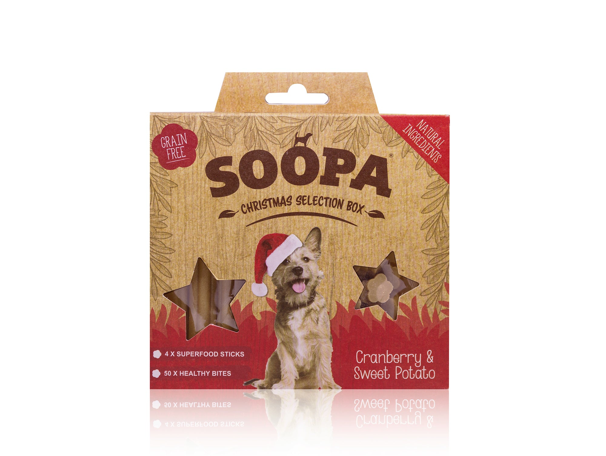 Selection BOX Cranberry & Sweet Potato (Cranberry und Süßkartoffel) 150g - SOOPA