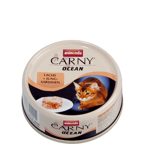 Carny Ocean Dose mit Lachs und jungen Sardinen 80g - ANIMONDA