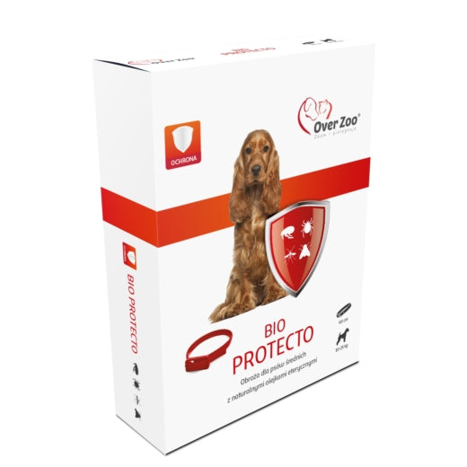 BIO PROTECTO PLUS HALSBAND FÜR MITTLERE HUNDE 60cm - OVERZOO