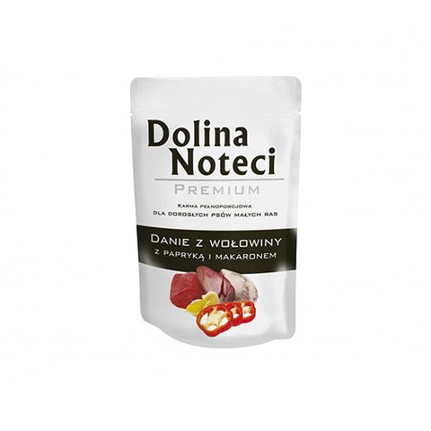 Gericht mit Rindfleisch, Paprika und Nudeln 100g - DOLINA NOTECI