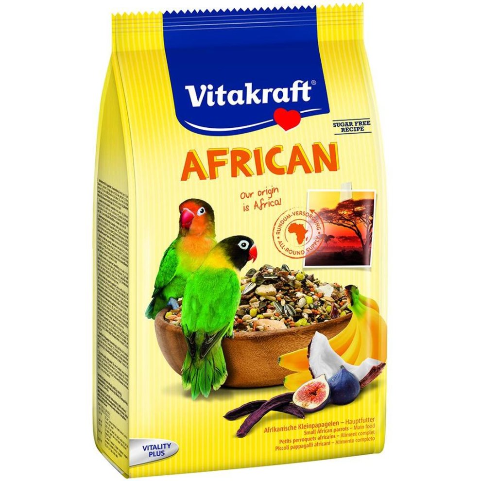 AFRIKANISCHES Futter für kleine afrikanische Papageien 750g - VITAKRAFT