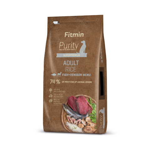 Hund Purity Rice Adult Fisch & Wild 2kg - FITMIN