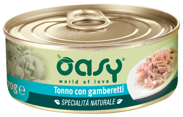 NATUR Dose Thunfisch mit Garnelen 70 g - OASY