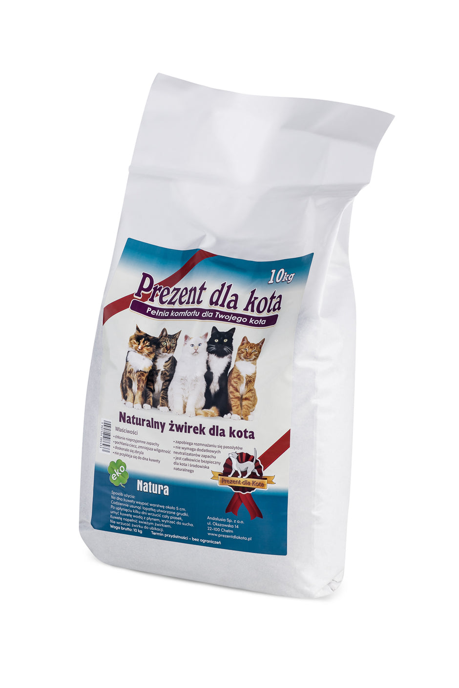 Natura Zeolithstreu 10kg - GESCHENK FÜR KATZE