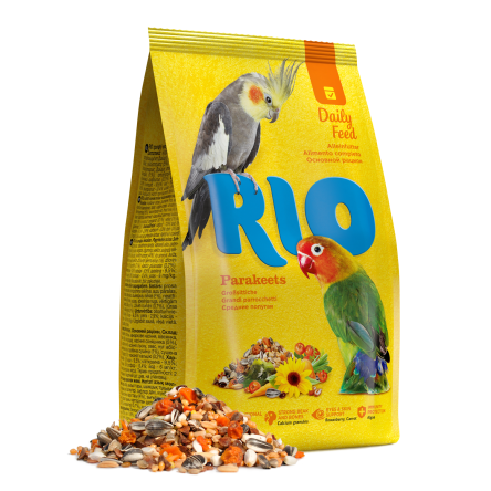 Futter für mittelgroße Papageien 3kg [21033] - RIO