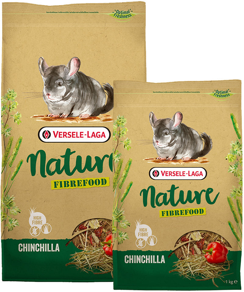 Chinchilla Nature Fiberfood 2,75kg - LEICHT/EMPFINDLICH für Chinchillas [461432] - VERSELE LAGA