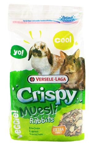 Crispy Muesli Rabbits - Mischung für Zwergkaninchen [461701] 1kg - VERSELE LAGA