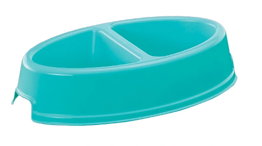 Doppelter Katzen-/Hundenapf 0,5l - PET STYLE