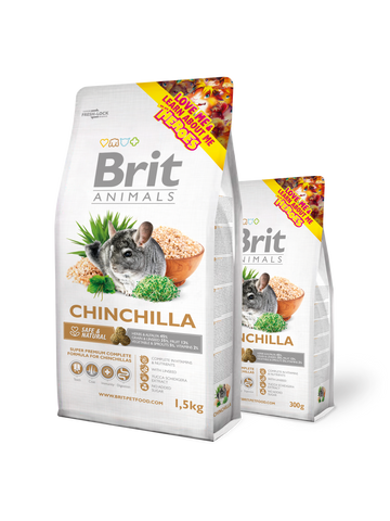 TIERE CHINCHILA KOMPLETT 300 g - BRIT