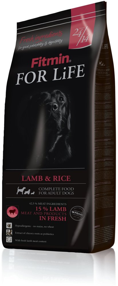 dog For Life Lamm & Reis 3kg - FITMIN